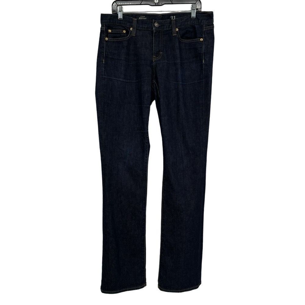 J Crew Bootcut Jeans Dark Wash Size 31 Tall
